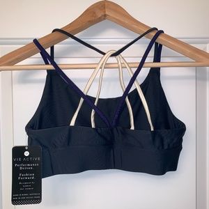 Vie Active Sports Bra - Charcoal